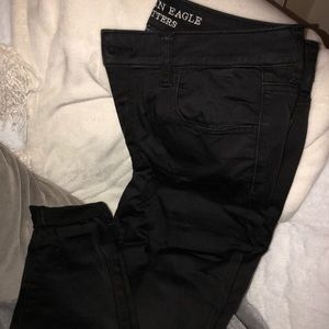 AE black skinny jeans